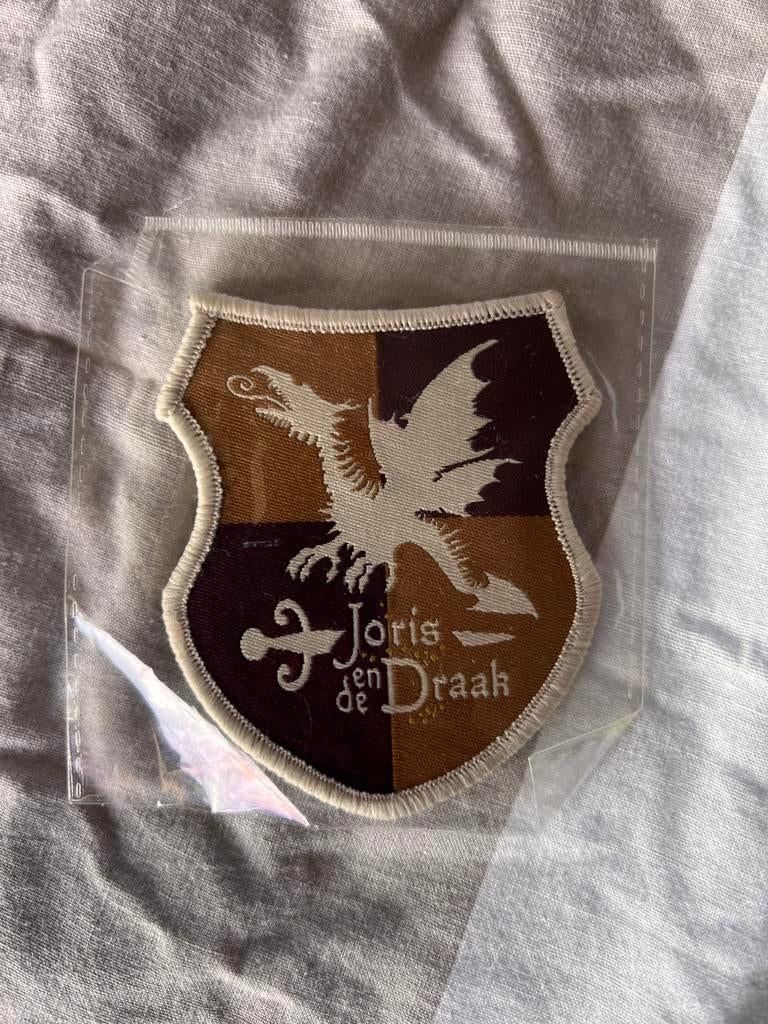 Joris en de draak patch, Verzenden, Zo goed als nieuw, Button of Speldje