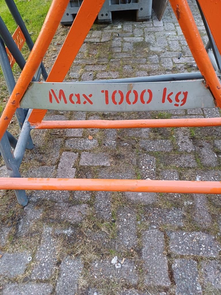 Schraag werkbank Schraag  bootSchraag, Doe-het-zelf en Verbouw, Steigers, Ophalen, Gebruikt, Overige typen, Minder dan 2 meter