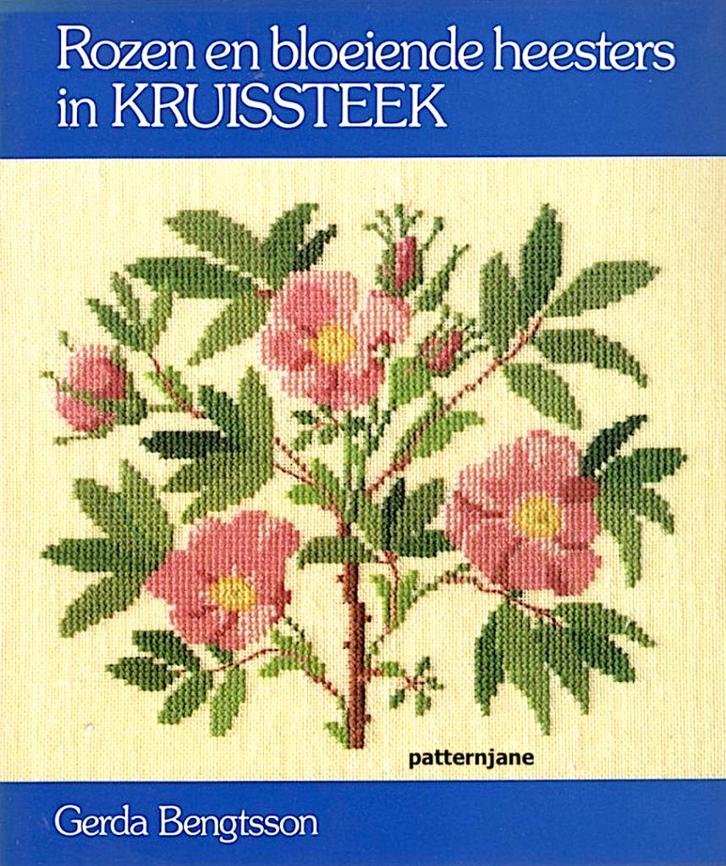 BORDUREN Rozen en bloeiende heesters in kruissteek, Hobby en Vrije tijd, Borduren en Borduurmachines, Zo goed als nieuw, Overige typen