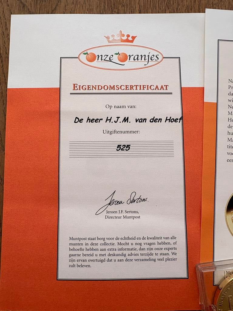 Huwelijksmunt Willem-Alexander en Máxima 2002, Koningin Beatrix, Geboorte of Huwelijk, Losse munt, Overige waardes