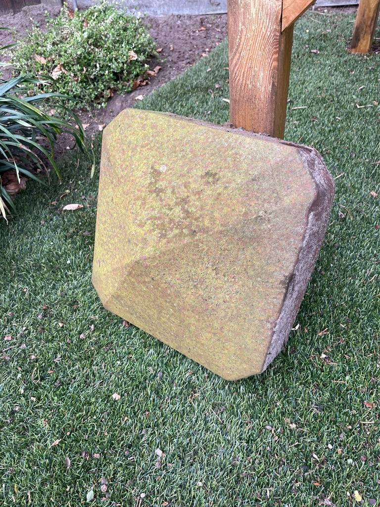 Paalkap 30 x 30 hoogte 20 cm, Ophalen of Verzenden, Zo goed als nieuw