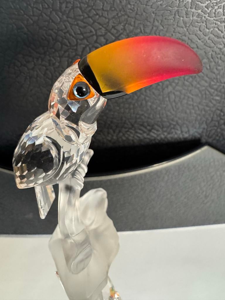 Swarovski Toekan Kristalbeeld, Verzamelen, Swarovski, Verzenden, Swsrovski toekan, Toekan, Zo goed als nieuw