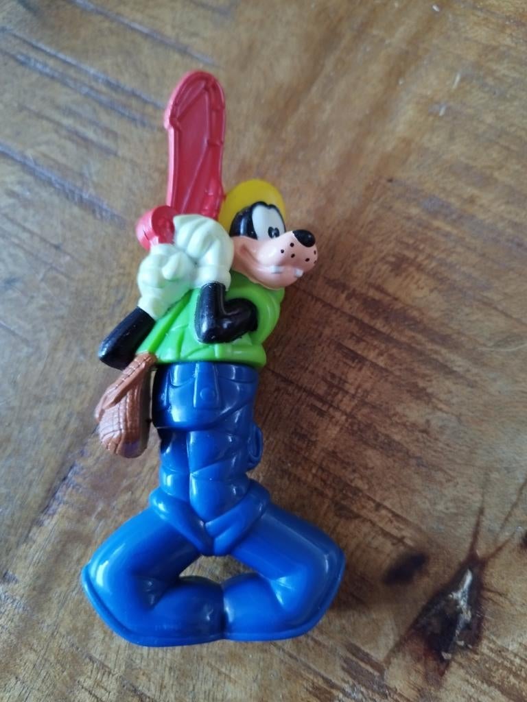 Goofy figuur met ski's - Disney verzamelobject, Ophalen of Verzenden, Gebruikt