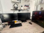 Gaming PC met RTX 2060, Ryzen 5 3600 en 2 monitoren, Computers en Software, Desktop Pc's, Gebruikt, Ophalen of Verzenden, Gaming
