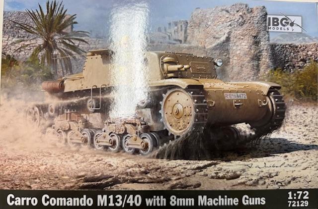 Coelianmodels, IBG 72129 Carro Comando M13/40, 1/72, € 19,99, Hobby en Vrije tijd, Modelbouw | Auto's en Voertuigen, Nieuw, Tank