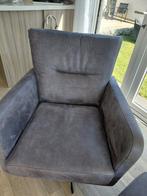 Draai Fauteuil met hocker, Ophalen, Eenpersoons, 75 tot 100 cm, Zo goed als nieuw