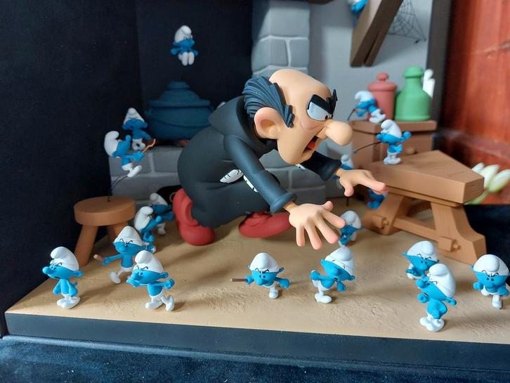 Gargamel en de Smurfen., Verzamelen, Smurfen, Zo goed als nieuw, Verschillende Smurfen, Ophalen