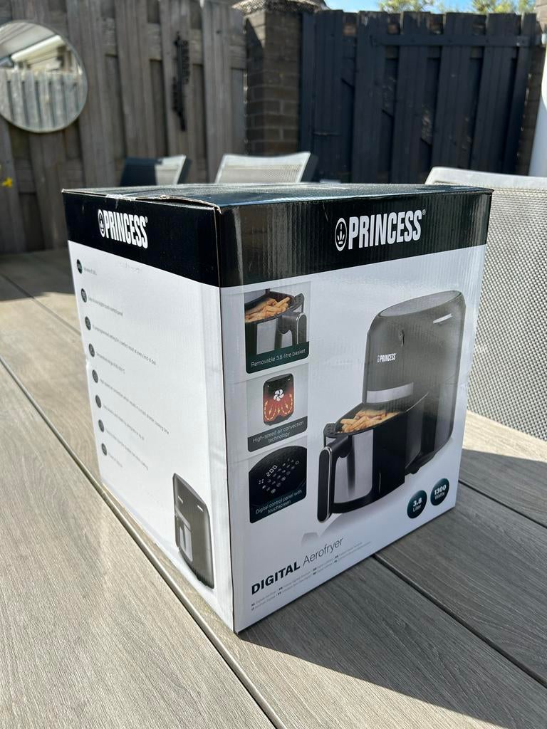 Princess Aerofryer Digital 3.8 liter, Witgoed en Apparatuur, Airfryers, Ophalen of Verzenden, Nieuw, Airfryer, 1500 gram of meer