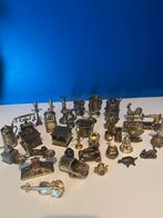 Verzameling van 37 miniatuur messing voorwerpen, Ophalen of Verzenden