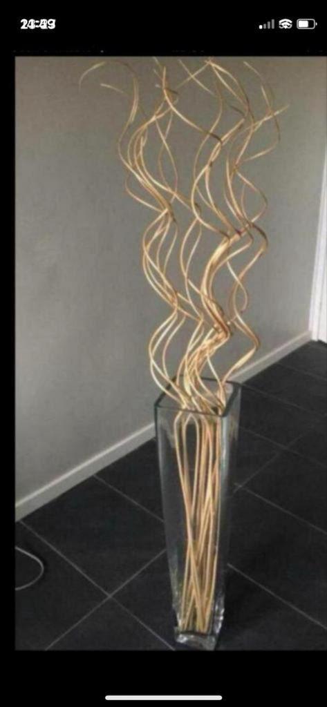 Decoratieve takken 16 stuks 135 cm hoog zonder vaas, Ophalen, Gebruikt, Overige kleuren, Glas