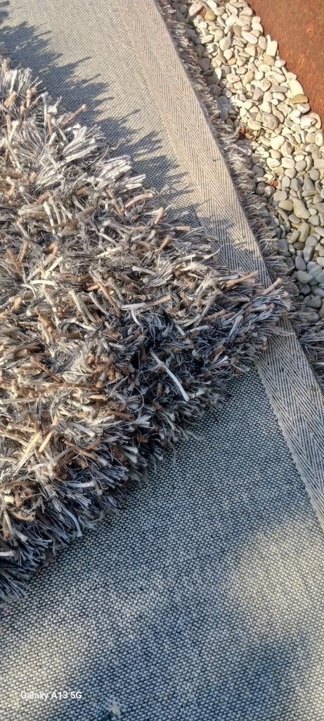 Brinker groot vloerkleed 3 x.2 grijs beige wit, Ophalen, 200 cm of meer, Zo goed als nieuw, Grijs