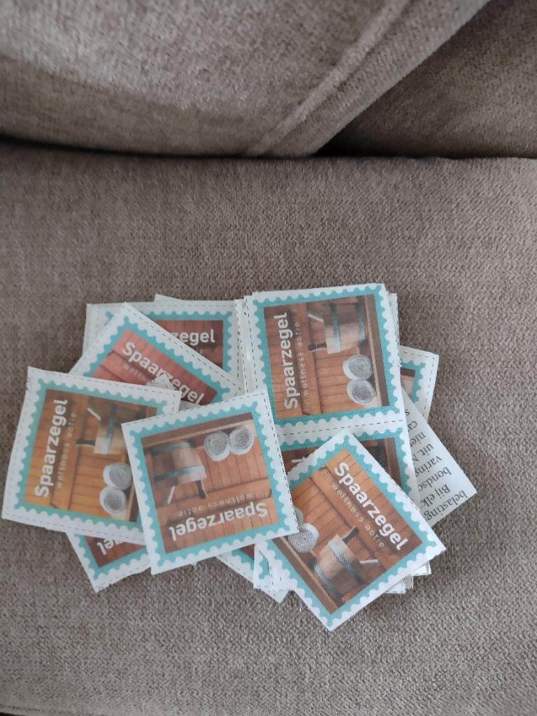 Sauna zegel, Verzenden, Overige soorten, Zegels, Bonnen of Punten