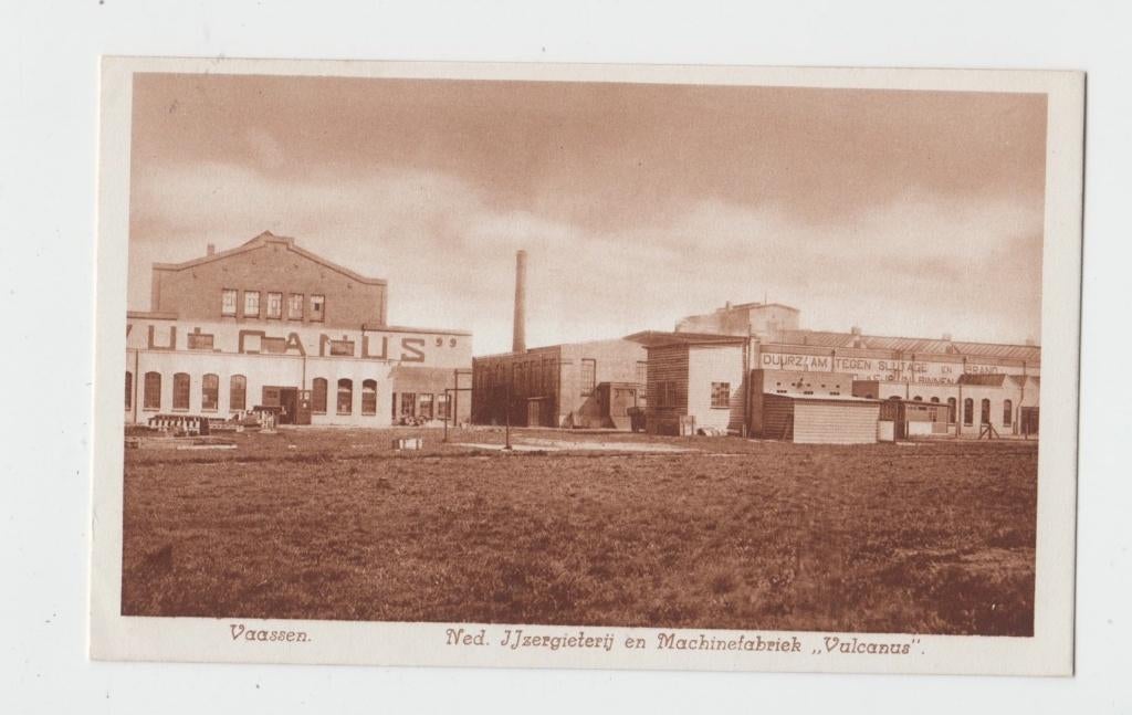 107 Vaassen Vulcanus Ned IJzergieterij en Machinefabriek B16, Verzenden, 1920 tot 1940, Ongelopen, Gelderland