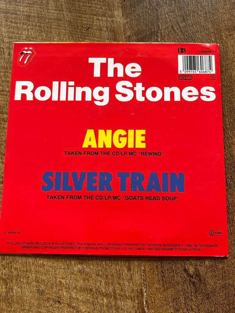 The Rolling Stones - Angie & Paint It Black (2 singles), Cd's en Dvd's, Vinyl Singles, Gebruikt, 7 inch, Single, Ophalen of Verzenden