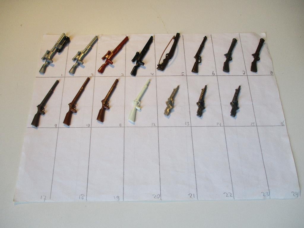 playmobil onderdelen wapens geweren, Ophalen of Verzenden, Zo goed als nieuw, Los playmobil