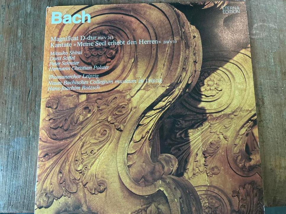Bach Magnificat D-dur BWV 243 & Kantate BWV 10 LP Vinyl, Ophalen, Gebruikt, 12 inch, Barok