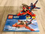 LEGO city 60177, airshow jet, compleet en ZGAN, Ophalen of Verzenden, Zo goed als nieuw, Complete set, Lego