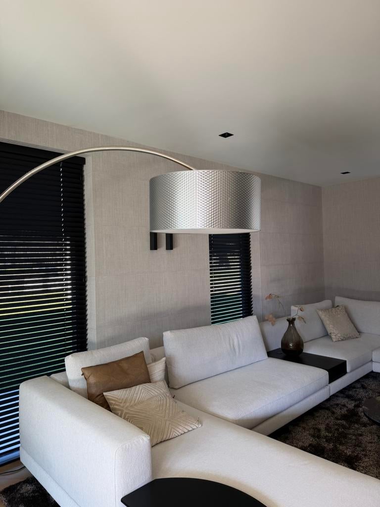 Foscarini-art vloerlamp, gebogen met zwevend effect, dimbaar, Ophalen of Verzenden, Zo goed als nieuw, Modern, Metaal