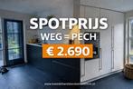 SPOTPRIJS – MODERNE LODDER MAATWERK KEUKEN GEDEMONTEERD