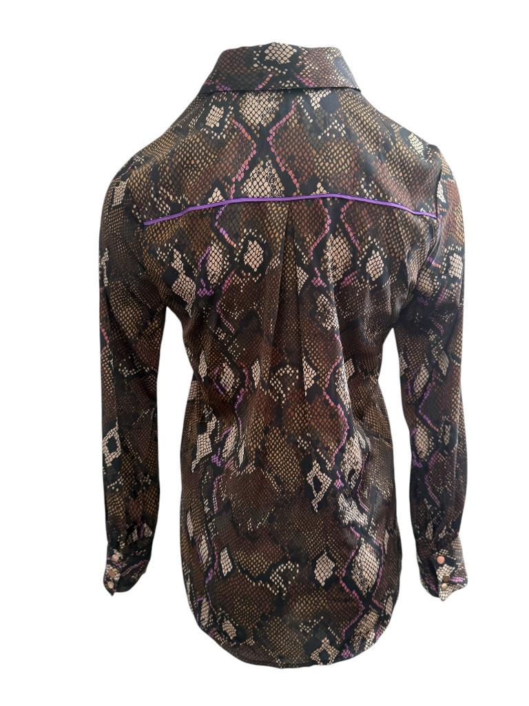 Dante6 blouse S, Maat 38/40 (M), Bruin, Verzenden, Zo goed als nieuw