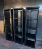 3x ikea kallax Vakkenkast 1x4  zwart, Huis en Inrichting, Ophalen, Zo goed als nieuw