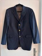 Wollen colbert navy blue met klassieke gouden knoop maat 50, Kleding | Heren, Kostuums en Colberts, Ophalen of Verzenden, Gedragen