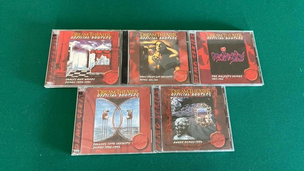 Dream Theater cd’s bootleg 5 stuks, Cd's en Dvd's, Cd's | Hardrock en Metal, Ophalen of Verzenden, Zo goed als nieuw