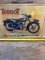 Vintage Terrot Reclamebord, Ophalen of Verzenden, Gebruikt, Reclamebord