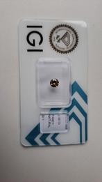 0.50 ct Fancy Deep Yell/Orange Diamant (IGI) kleur zeldzaam, Sieraden, Tassen en Uiterlijk, Edelstenen, Ophalen of Verzenden, Nieuw