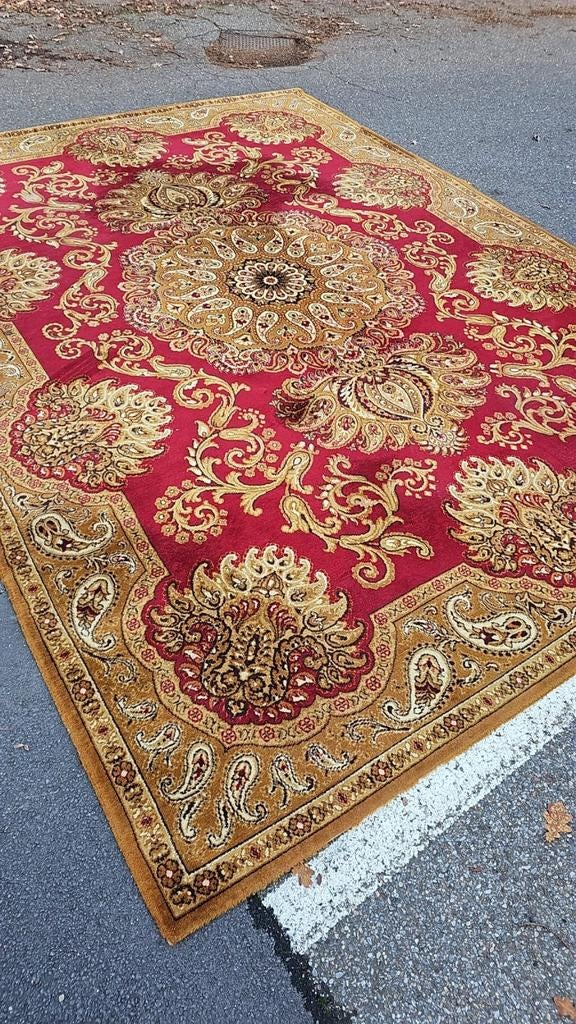 Prachtig mega groot XXL vintage Perzisch tapijt 350x250!, Perzisch, 200 cm of meer, Ophalen of Verzenden, Zo goed als nieuw