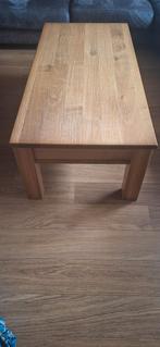 Massief eiken salontafel, Huis en Inrichting, Tafels | Salontafels, Ophalen