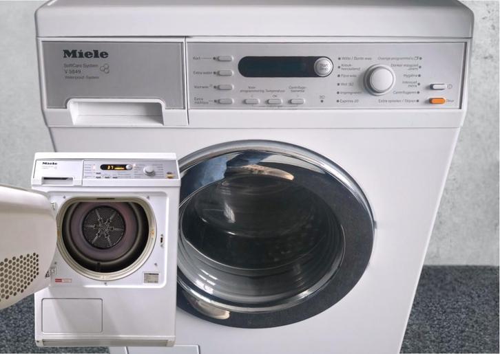 Miele set Softcare 7kg A+ – 12 maanden garantie​, Witgoed en Apparatuur, Wasmachines