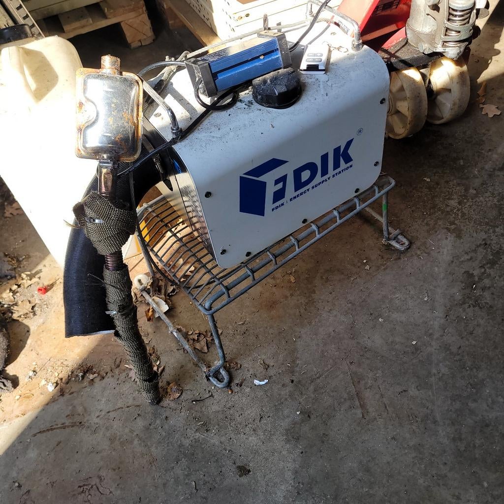 FDIK Draagbare Diesel Luchtverwarmer - 5KW, Huis en Inrichting, Oliekachel, Gebruikt, Overige brandstoffen, Ophalen of Verzenden