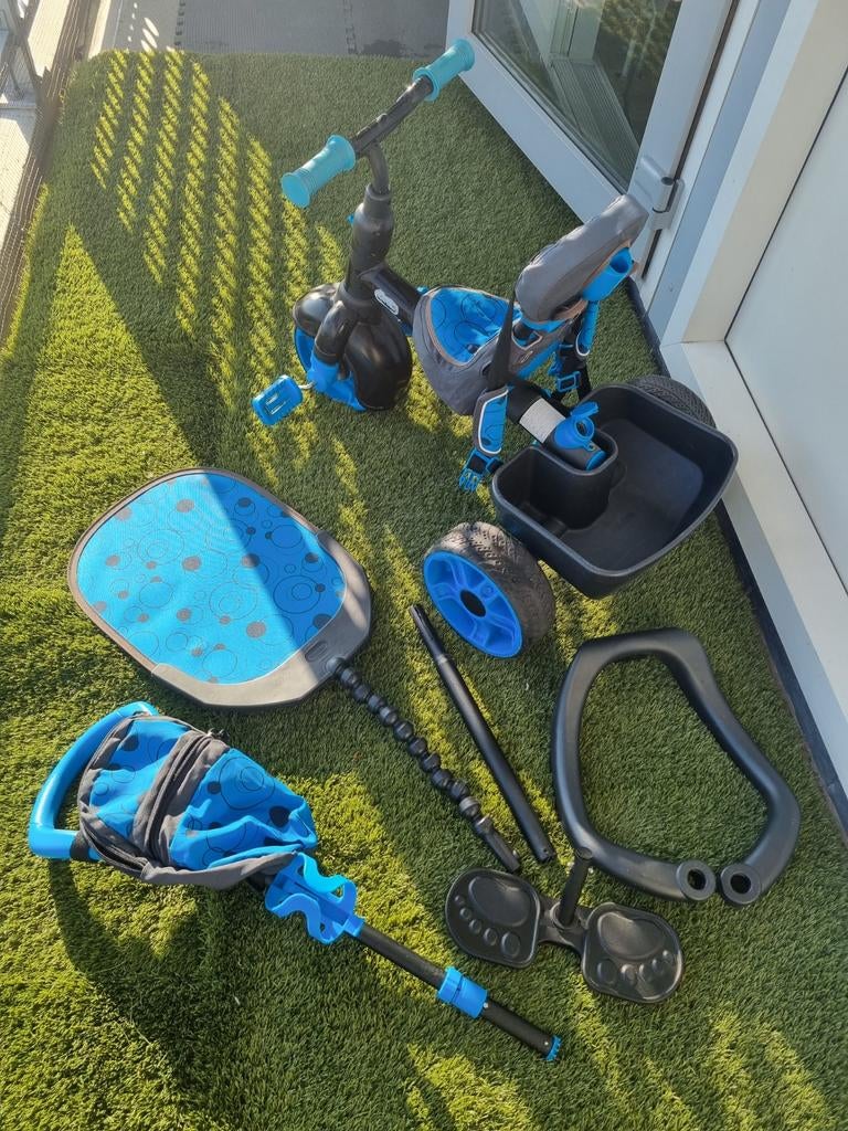 Little Tikes 4-in-1 Deluxe Driewieler Kinderfiets, Fietsen en Brommers, Ophalen, MGA Entertainment, Verstelbare zitting, Little Tikes