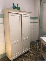 Antiek witgeschilderd grenen meidenkastje / voorraadkast, Ophalen