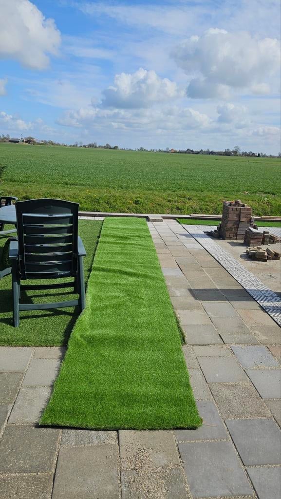 Kunstgras licht groen, Tuin en Terras, Gras en Kunstgras, Ophalen of Verzenden, Minder dan 10 m²