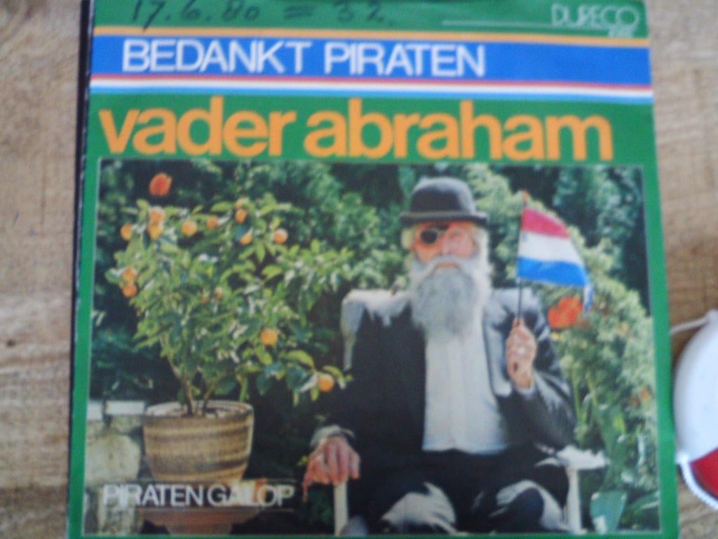 vader abraham - bedankt piraten 20mrt, 7 inch, Single, Ophalen of Verzenden, Zo goed als nieuw
