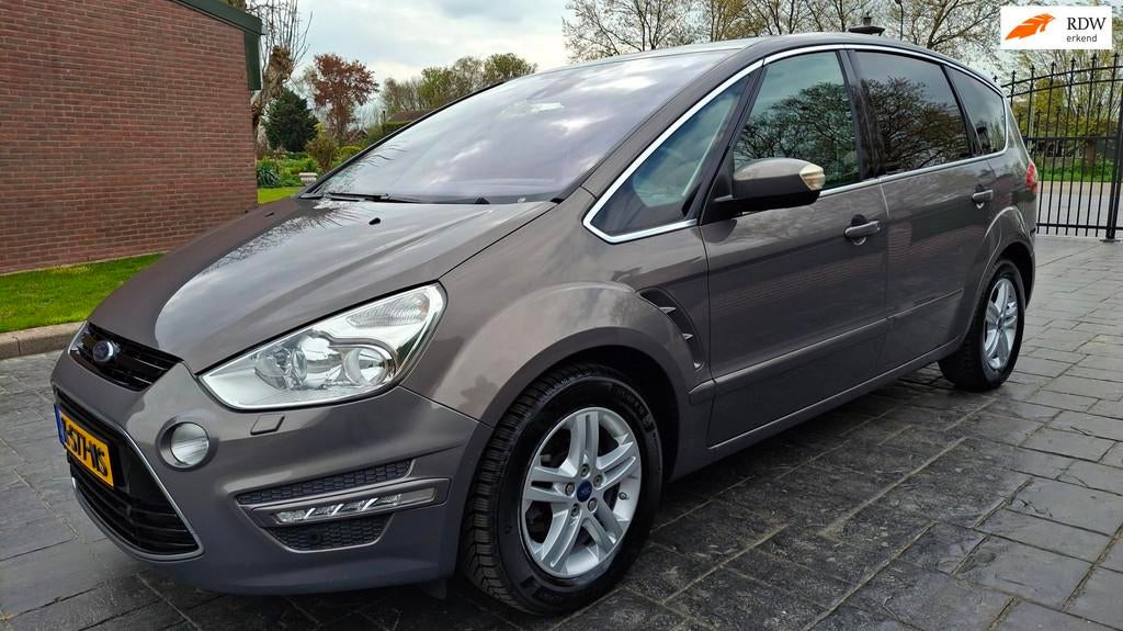 Ford S-Max 2.0 Automaat Platinum Full Option Uniek! Inruil M, Auto's, Ford, Gebruikt, 4 cilinders, Bruin, 7 stoelen