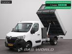 Renault Master 130PK Kipper met Kist Dubbellucht 3,5t Trekha, Stof, Gebruikt, Euro 6, 4 cilinders