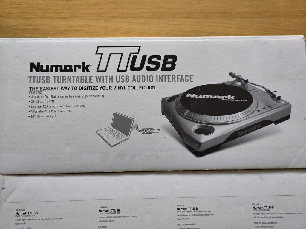 Numark TTUSB draaitafel platenspeler, Ophalen of Verzenden, Nieuw