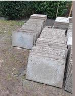 Grindtegels, Tuin en Terras, Ophalen, Gebruikt, Beton, Terrastegels