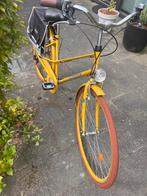 Gele Capriolo Damesfiets met Lage Instap en Fietstassen, Terugtraprem, Ophalen, Overige merken, 53 tot 56 cm