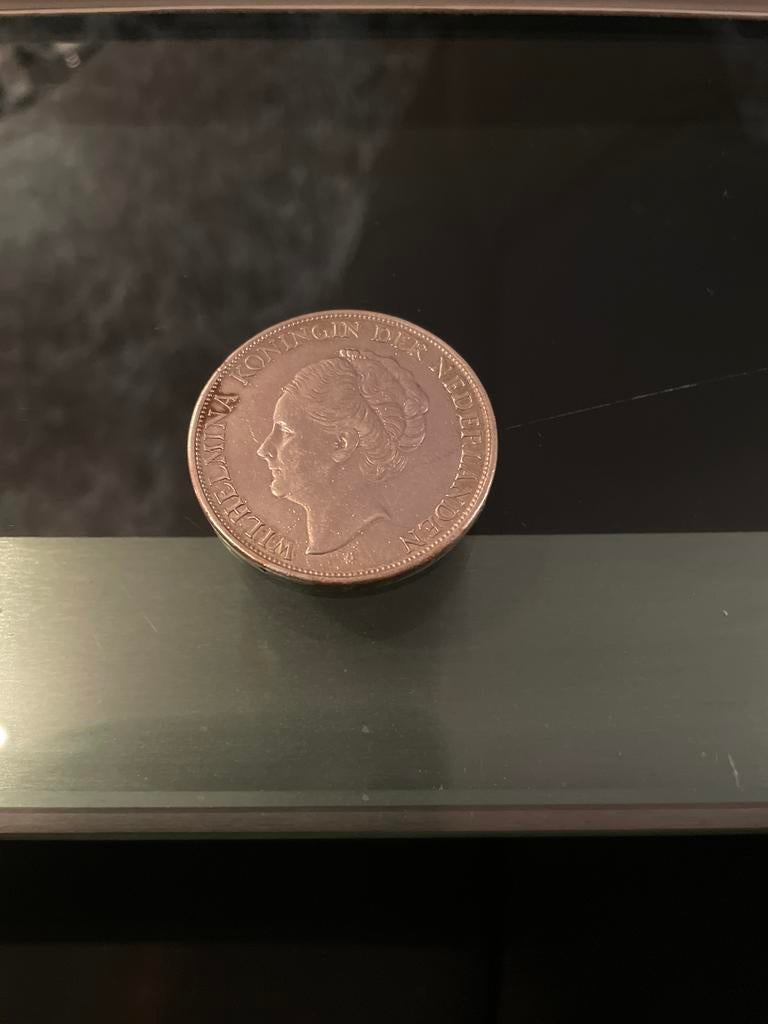 Zilveren rijksdaalder 1943 Wilhemina, Postzegels en Munten, Munten | Nederland, Ophalen, Zilver, Koningin Wilhelmina, Losse munt