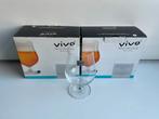 4 VIVO bier glazen.Nieuw, Glas of Glazen, Ophalen of Verzenden, Overige stijlen, Glas