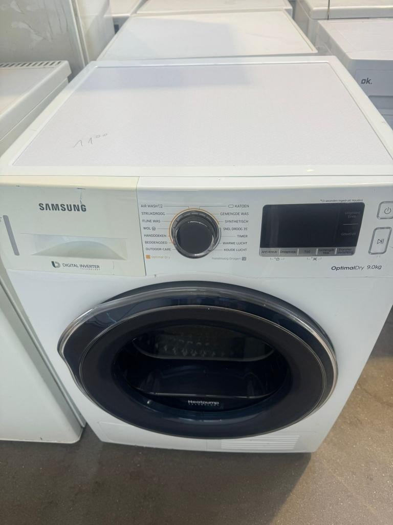 Samsung Warmtepompdroger 9 kg schoon garantie, Witgoed en Apparatuur, Wasdrogers, Minder dan 85 cm, 8 tot 10 kg, Ophalen of Verzenden