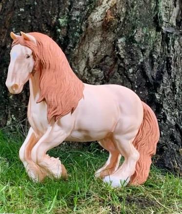 Trekpaard 40 manen links, Ophalen of Verzenden, Nieuw, Paard, Beeldje of Figuurtje