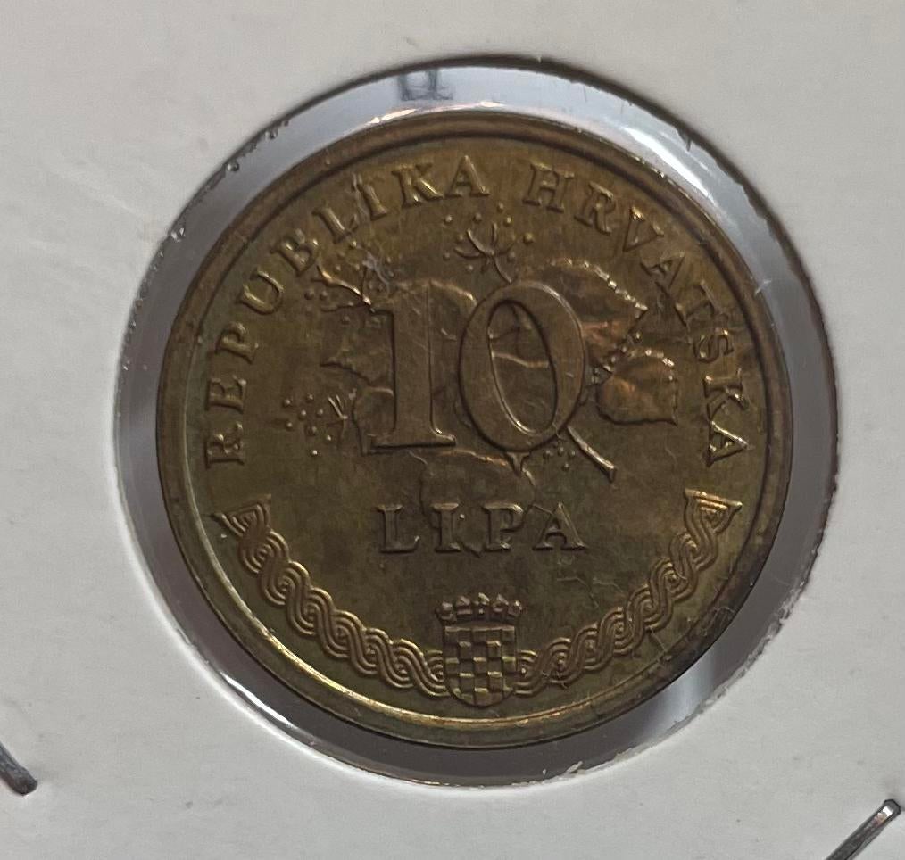 10 lipa Kroatië 1999, Ophalen of Verzenden, Overige landen