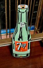Emaille 7up reclamebord, bordje Seven Up limonadefles., Reclamebord, ., Nieuw, Ophalen of Verzenden