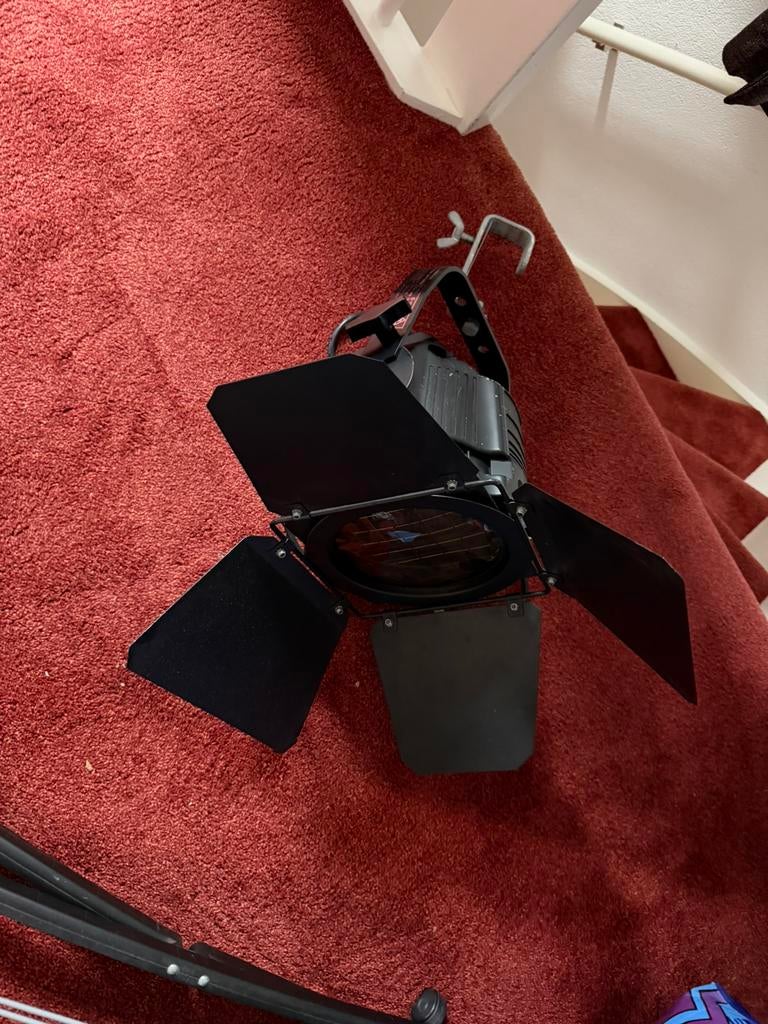 Diverse theaterspots en parren en dimmer, Ophalen, Gebruikt