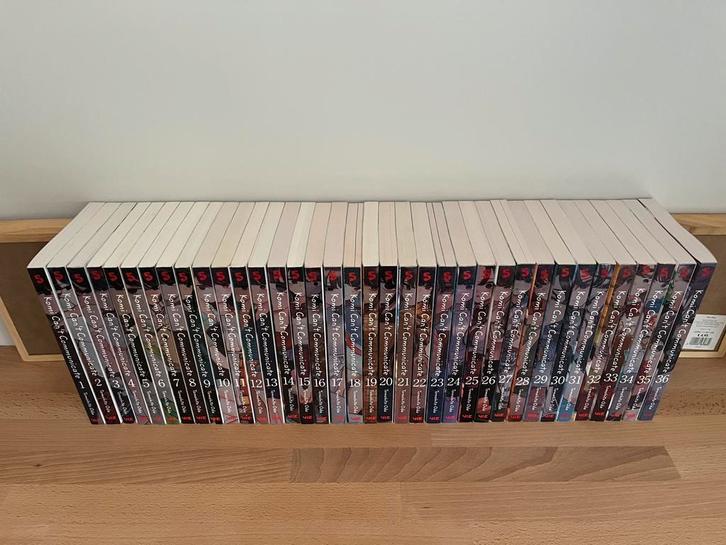 Komi can’t communicate manga 1-36, Boeken, Strips | Comics, Zo goed als nieuw, Japan (Manga), Ophalen of Verzenden